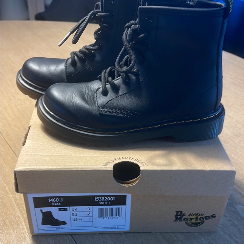 Dr. Martens Black Leather Boots